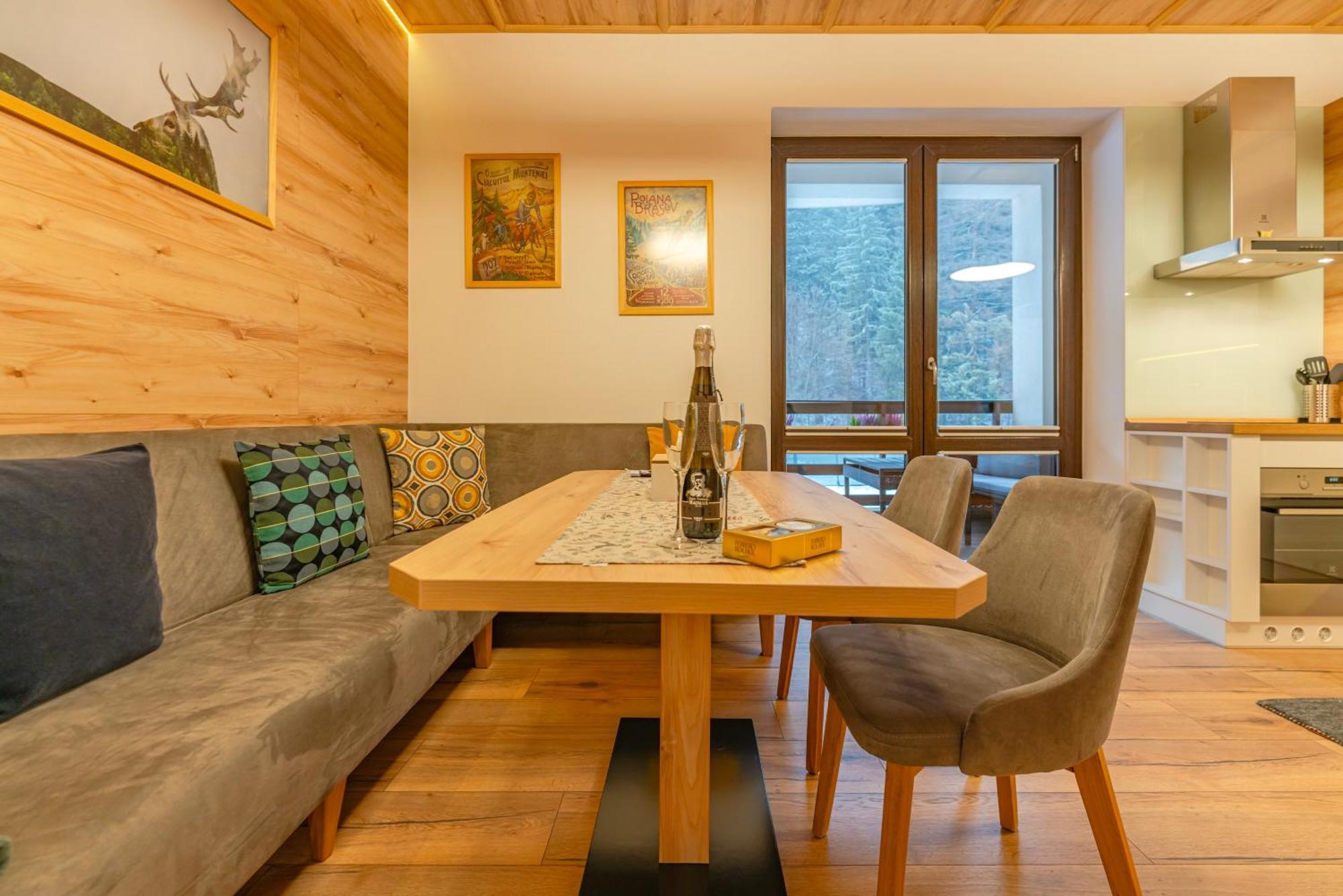 Poiana Ski Residence Apartment 5 ポイアナ・ブラショフ エクステリア 写真